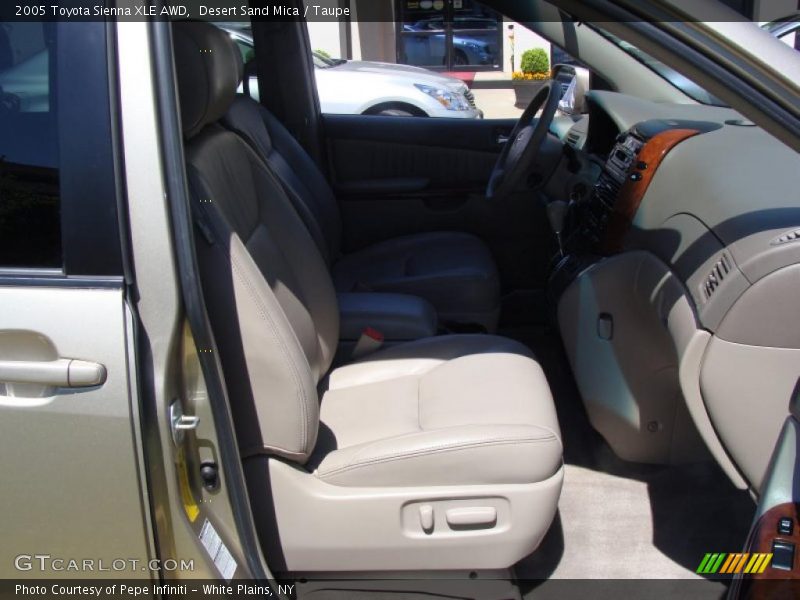 Desert Sand Mica / Taupe 2005 Toyota Sienna XLE AWD