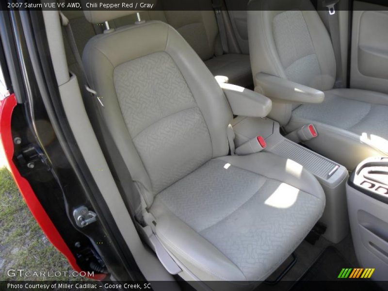 Chili Pepper Red / Gray 2007 Saturn VUE V6 AWD
