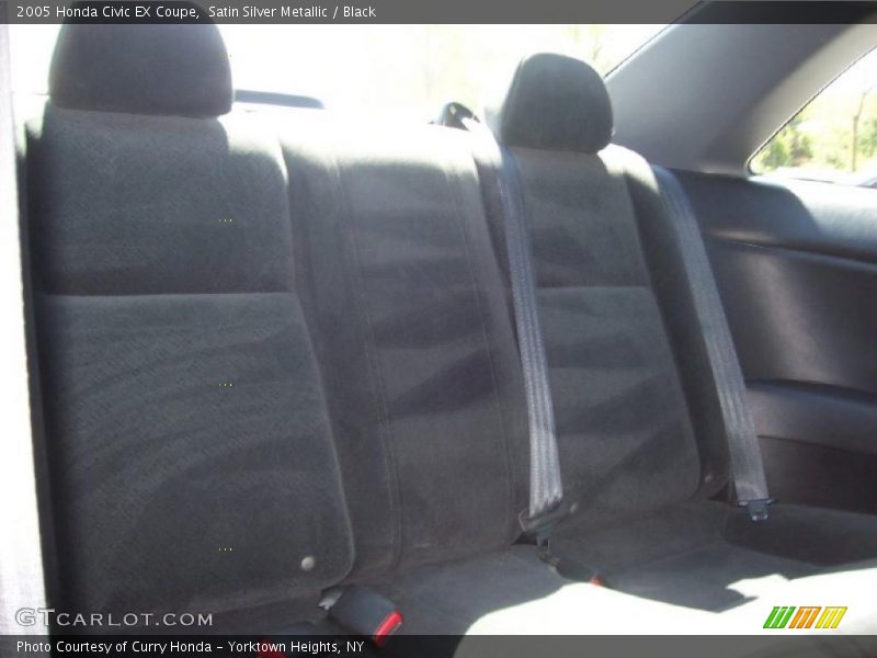 Satin Silver Metallic / Black 2005 Honda Civic EX Coupe