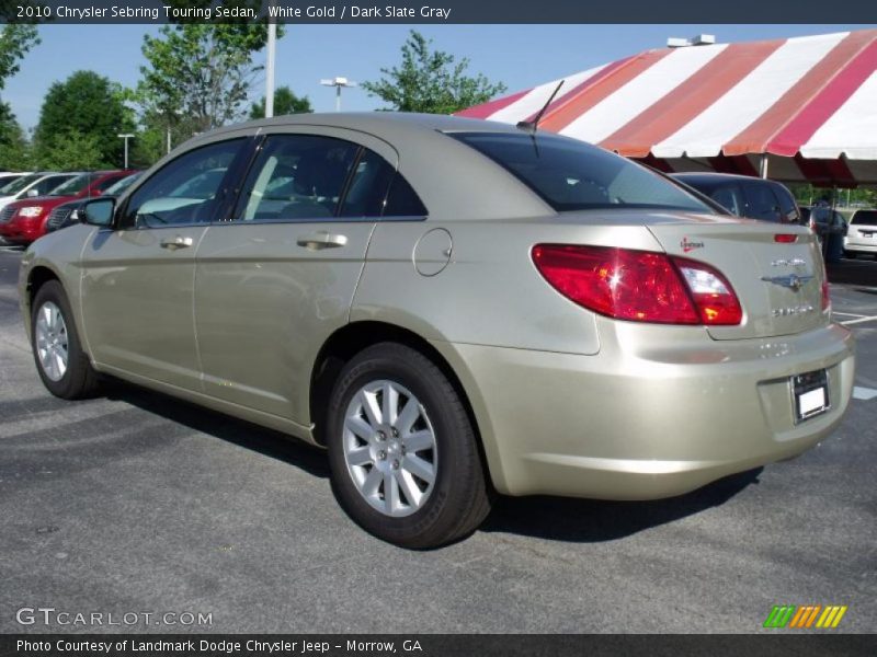 White Gold / Dark Slate Gray 2010 Chrysler Sebring Touring Sedan