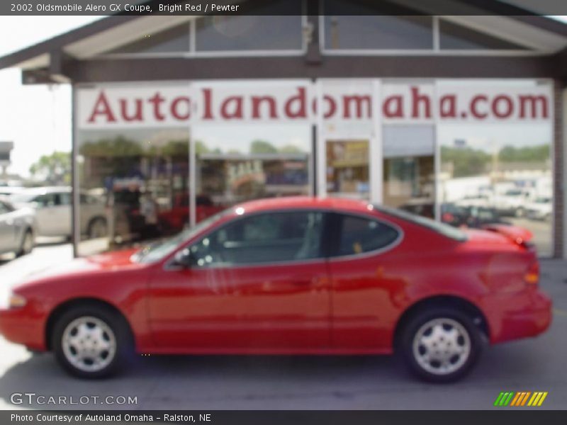Bright Red / Pewter 2002 Oldsmobile Alero GX Coupe