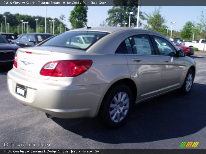 White Gold / Dark Slate Gray 2010 Chrysler Sebring Touring Sedan