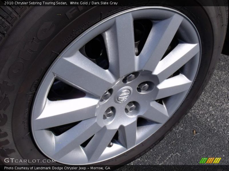 White Gold / Dark Slate Gray 2010 Chrysler Sebring Touring Sedan