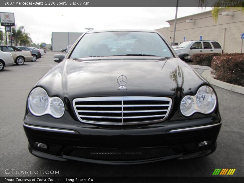 Black / Ash 2007 Mercedes-Benz C 230 Sport