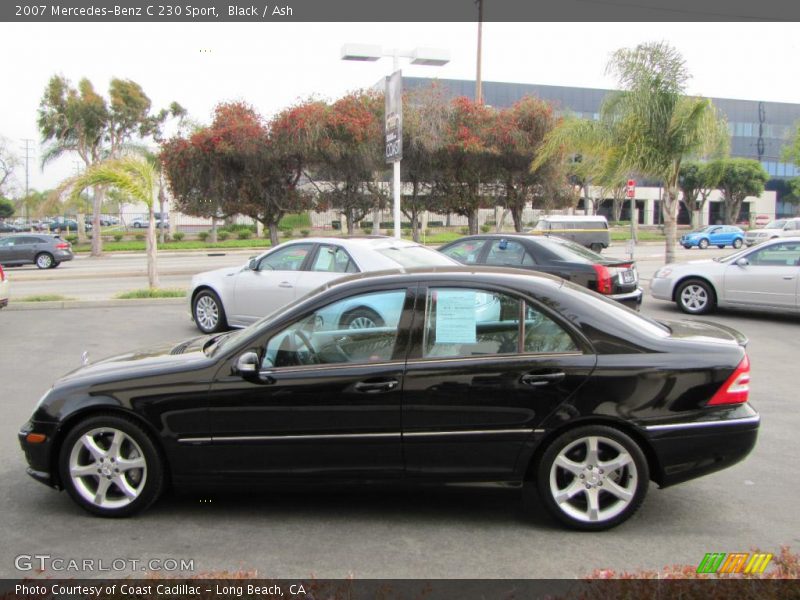 Black / Ash 2007 Mercedes-Benz C 230 Sport