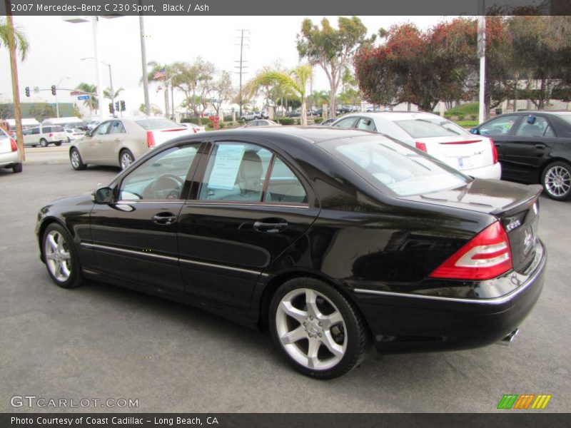 Black / Ash 2007 Mercedes-Benz C 230 Sport