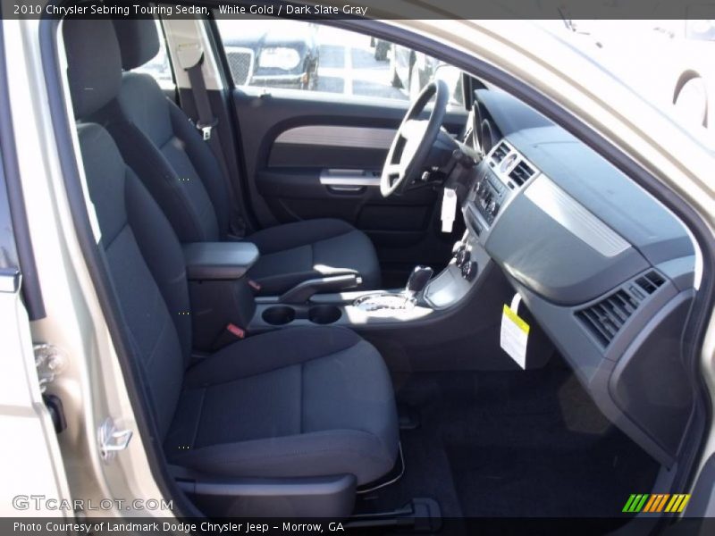 White Gold / Dark Slate Gray 2010 Chrysler Sebring Touring Sedan