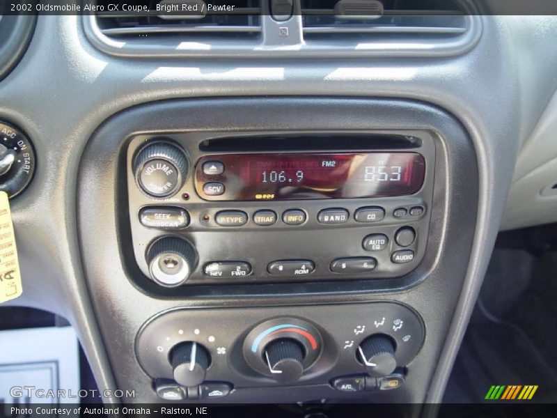 Bright Red / Pewter 2002 Oldsmobile Alero GX Coupe