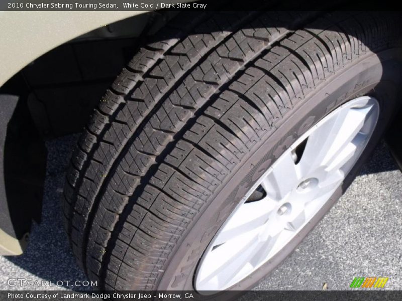 White Gold / Dark Slate Gray 2010 Chrysler Sebring Touring Sedan