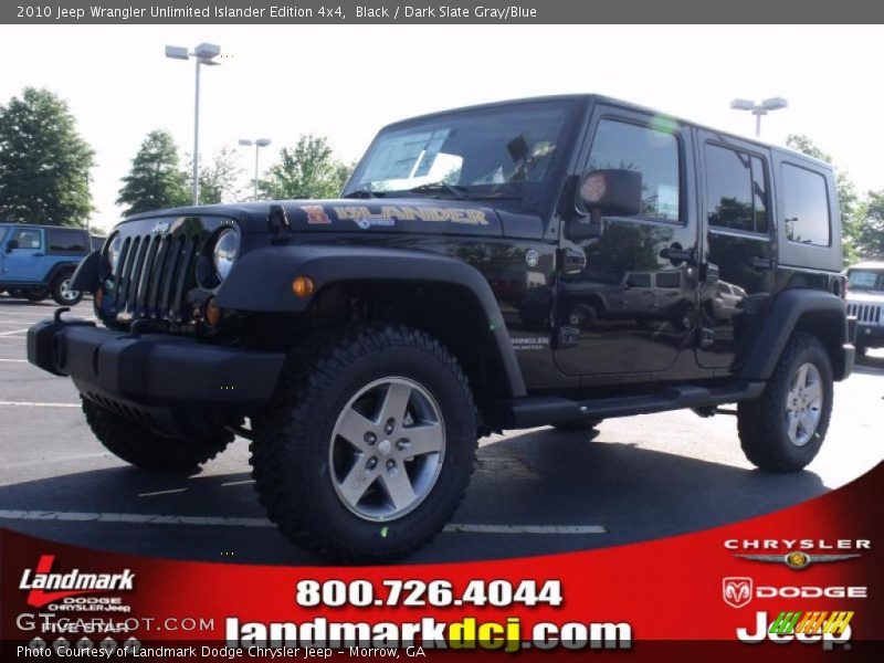 Black / Dark Slate Gray/Blue 2010 Jeep Wrangler Unlimited Islander Edition 4x4