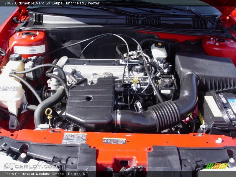 Bright Red / Pewter 2002 Oldsmobile Alero GX Coupe