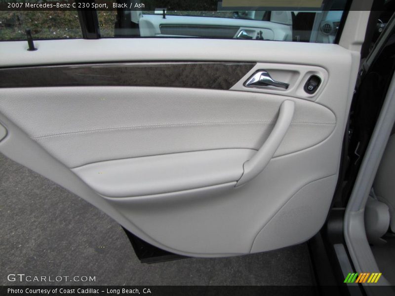 Black / Ash 2007 Mercedes-Benz C 230 Sport