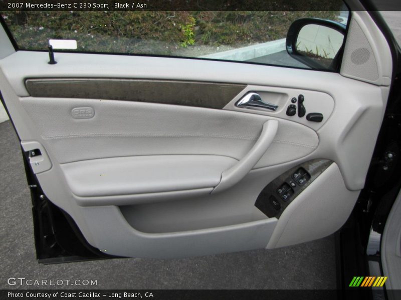 Black / Ash 2007 Mercedes-Benz C 230 Sport