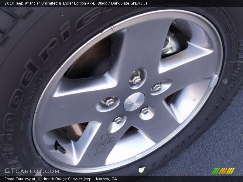 Black / Dark Slate Gray/Blue 2010 Jeep Wrangler Unlimited Islander Edition 4x4