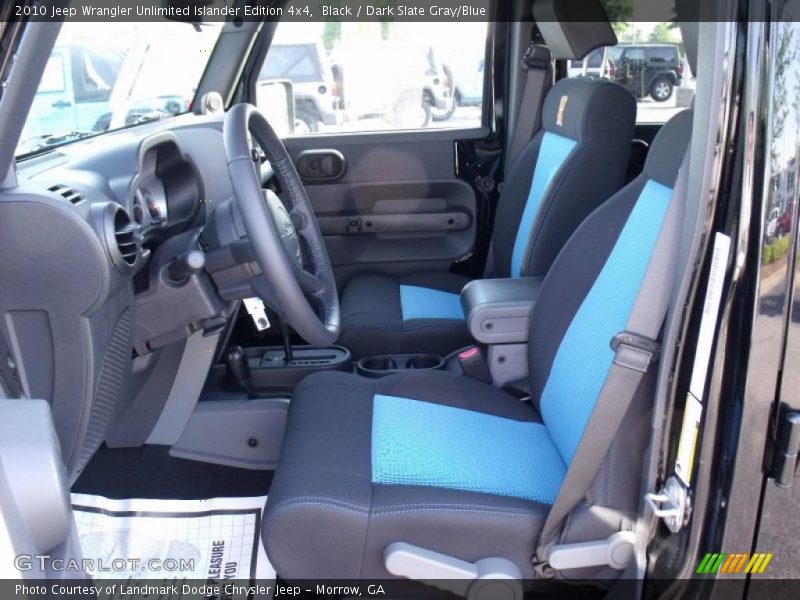 Black / Dark Slate Gray/Blue 2010 Jeep Wrangler Unlimited Islander Edition 4x4