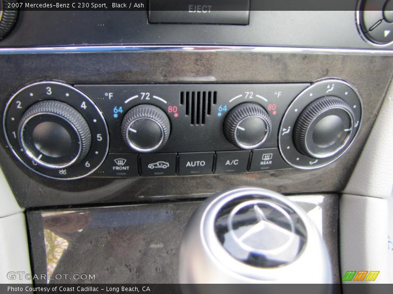 Black / Ash 2007 Mercedes-Benz C 230 Sport