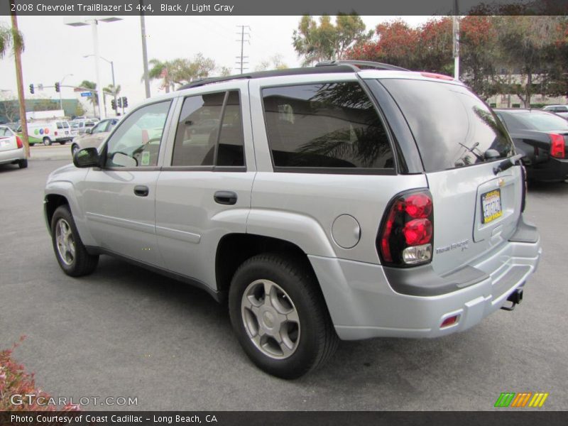 Black / Light Gray 2008 Chevrolet TrailBlazer LS 4x4