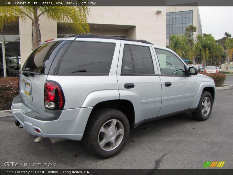 Black / Light Gray 2008 Chevrolet TrailBlazer LS 4x4