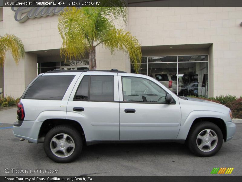 Black / Light Gray 2008 Chevrolet TrailBlazer LS 4x4