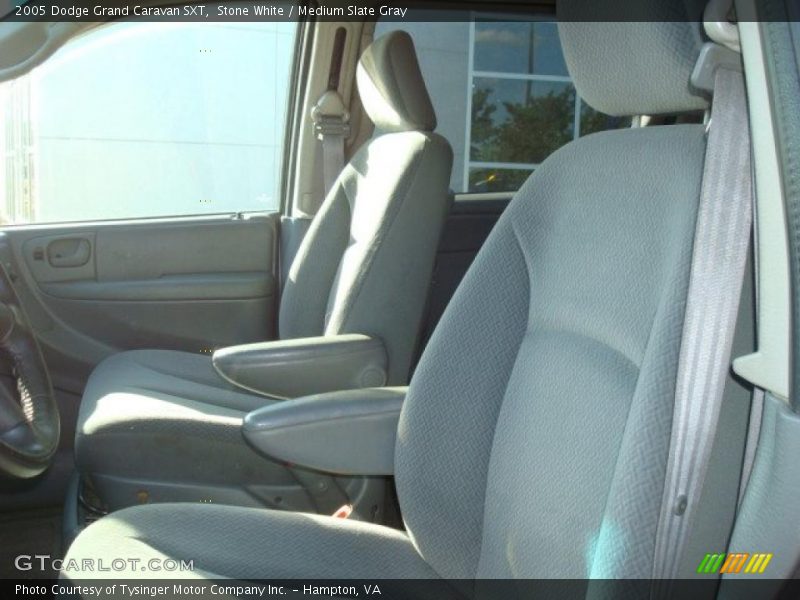 Stone White / Medium Slate Gray 2005 Dodge Grand Caravan SXT