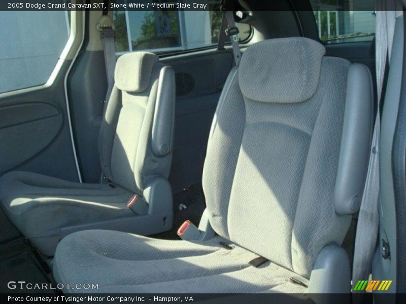 Stone White / Medium Slate Gray 2005 Dodge Grand Caravan SXT