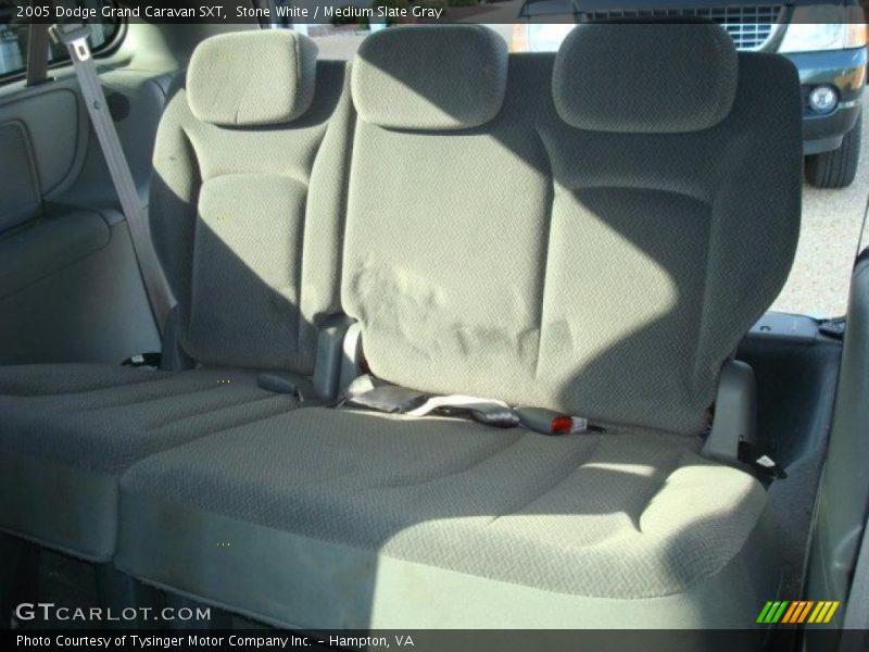 Stone White / Medium Slate Gray 2005 Dodge Grand Caravan SXT