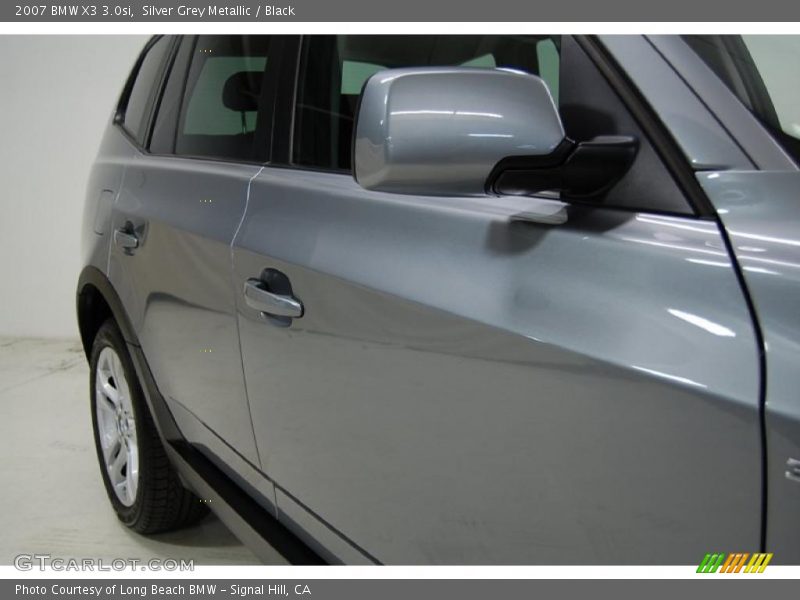 Silver Grey Metallic / Black 2007 BMW X3 3.0si