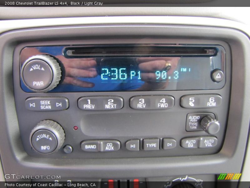 Black / Light Gray 2008 Chevrolet TrailBlazer LS 4x4