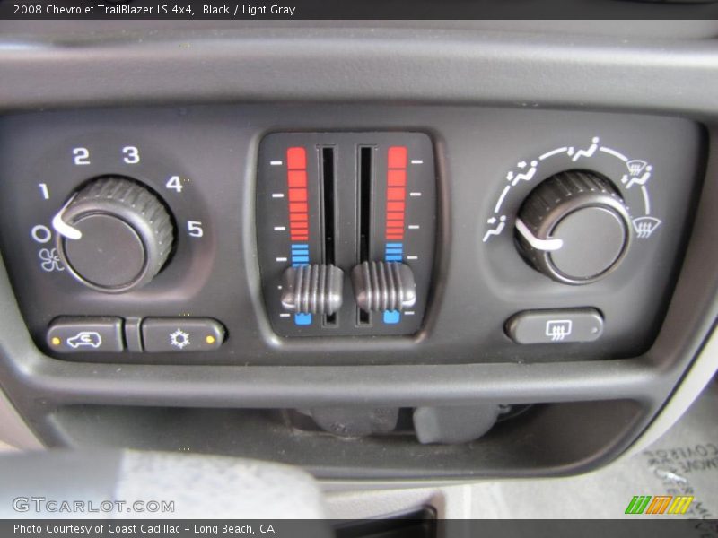 Black / Light Gray 2008 Chevrolet TrailBlazer LS 4x4