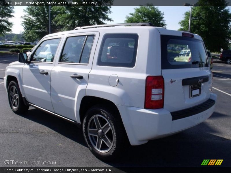 Stone White / Dark Slate Gray 2010 Jeep Patriot Sport
