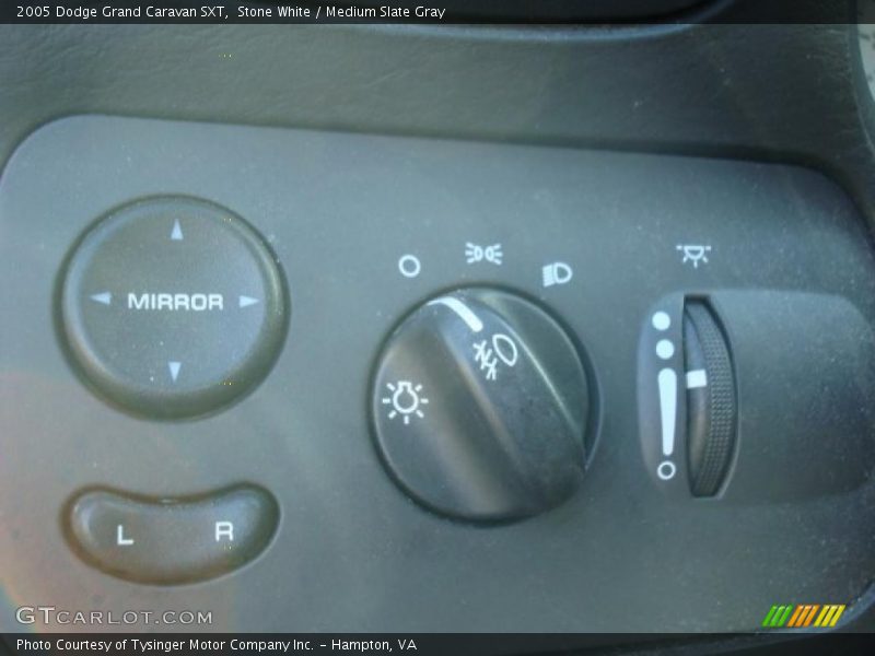 Stone White / Medium Slate Gray 2005 Dodge Grand Caravan SXT
