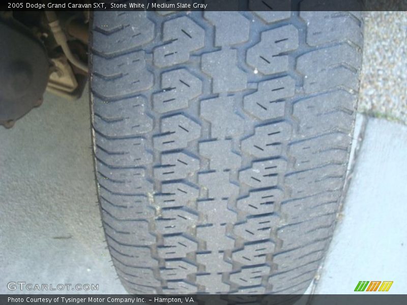 Stone White / Medium Slate Gray 2005 Dodge Grand Caravan SXT
