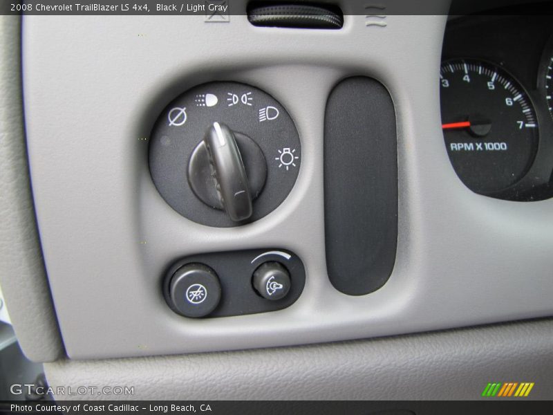 Black / Light Gray 2008 Chevrolet TrailBlazer LS 4x4