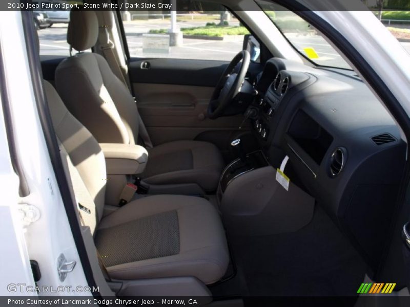 Stone White / Dark Slate Gray 2010 Jeep Patriot Sport