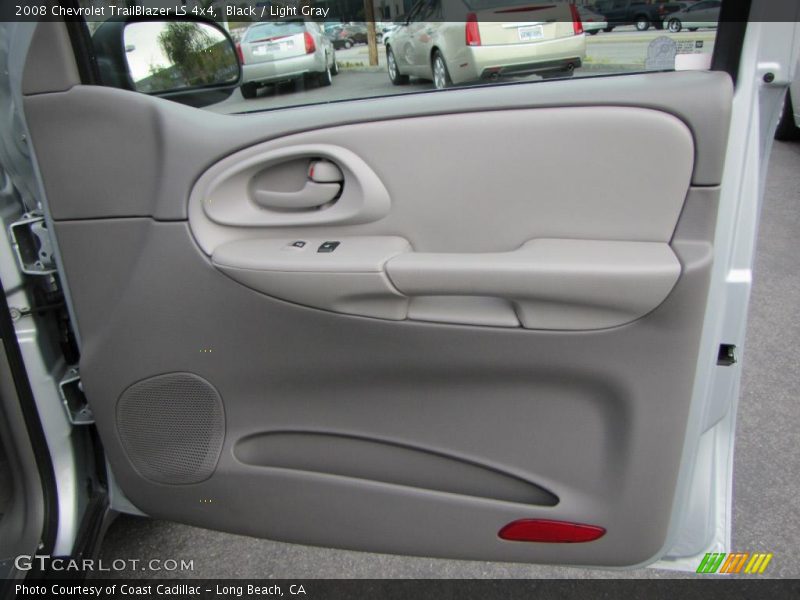 Black / Light Gray 2008 Chevrolet TrailBlazer LS 4x4