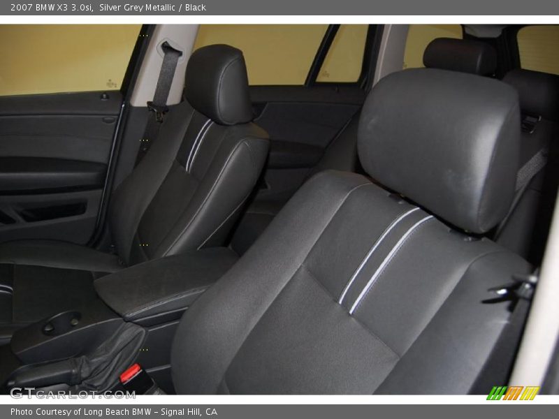Silver Grey Metallic / Black 2007 BMW X3 3.0si