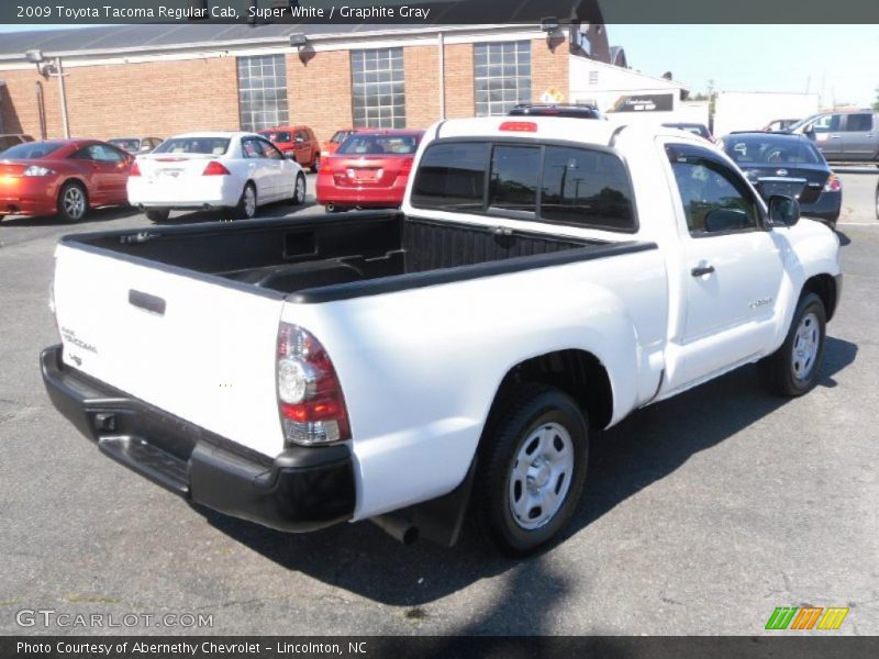 Super White / Graphite Gray 2009 Toyota Tacoma Regular Cab