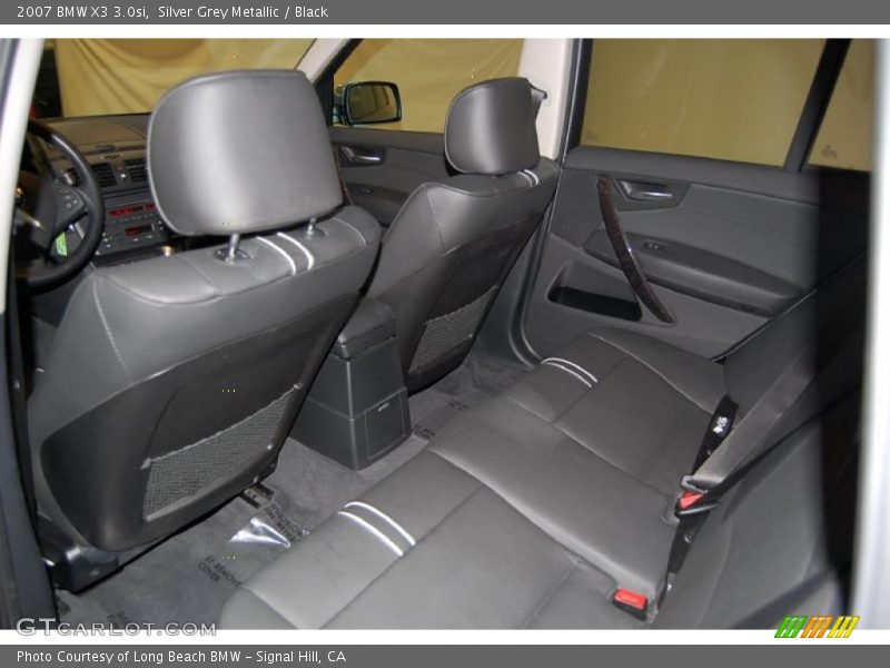 Silver Grey Metallic / Black 2007 BMW X3 3.0si
