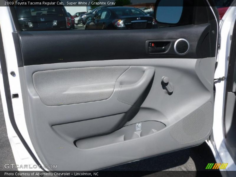 Super White / Graphite Gray 2009 Toyota Tacoma Regular Cab