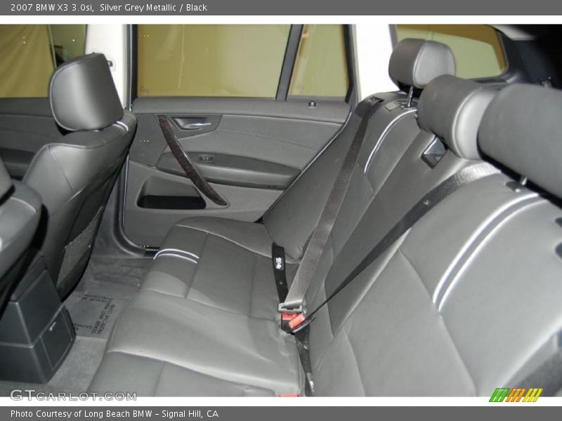 Silver Grey Metallic / Black 2007 BMW X3 3.0si