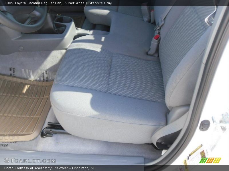 Super White / Graphite Gray 2009 Toyota Tacoma Regular Cab