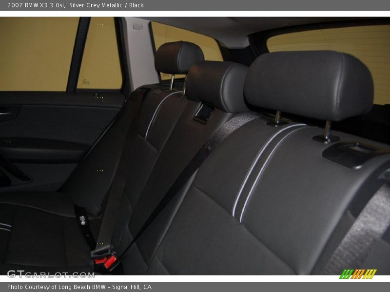 Silver Grey Metallic / Black 2007 BMW X3 3.0si
