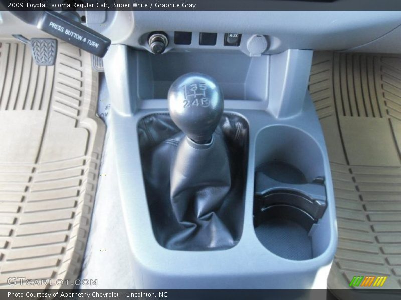 Super White / Graphite Gray 2009 Toyota Tacoma Regular Cab