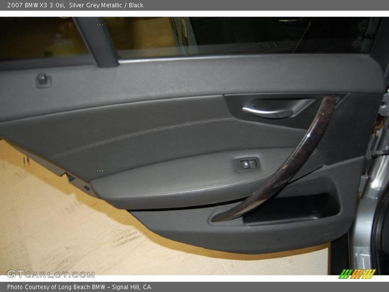 Silver Grey Metallic / Black 2007 BMW X3 3.0si