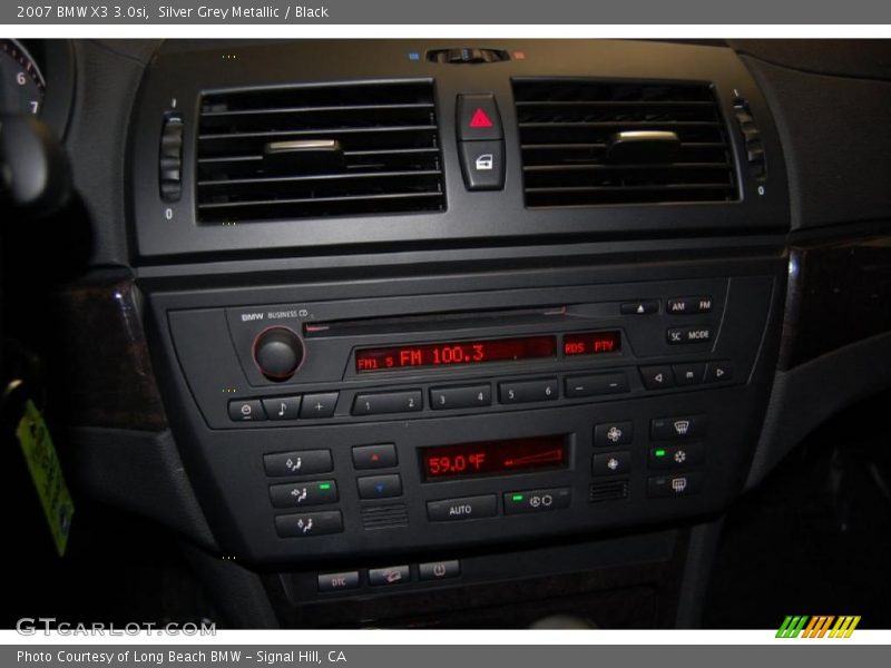Silver Grey Metallic / Black 2007 BMW X3 3.0si
