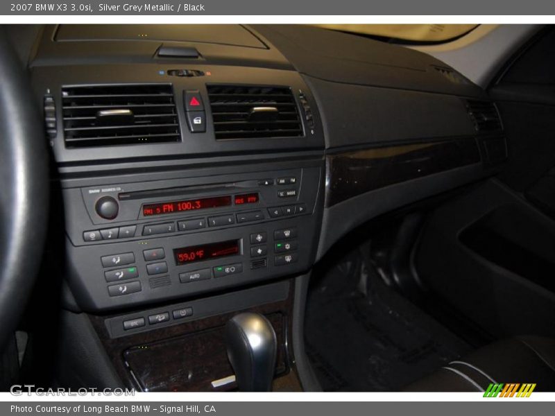 Silver Grey Metallic / Black 2007 BMW X3 3.0si