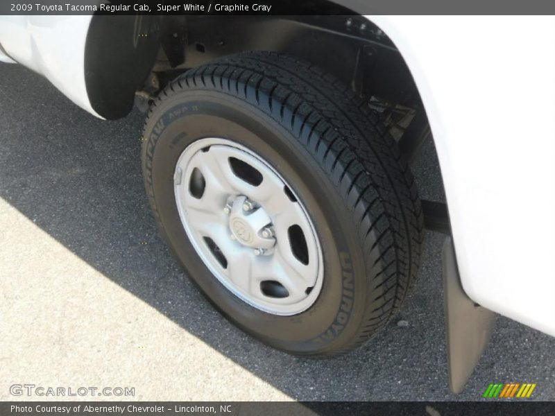 Super White / Graphite Gray 2009 Toyota Tacoma Regular Cab