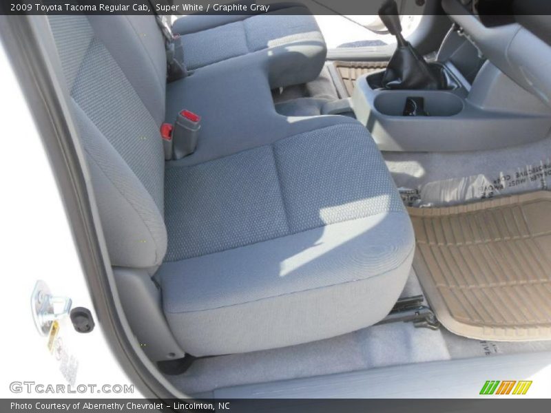 Super White / Graphite Gray 2009 Toyota Tacoma Regular Cab