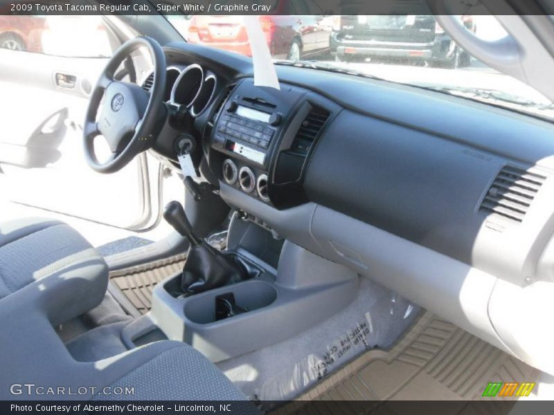 Super White / Graphite Gray 2009 Toyota Tacoma Regular Cab