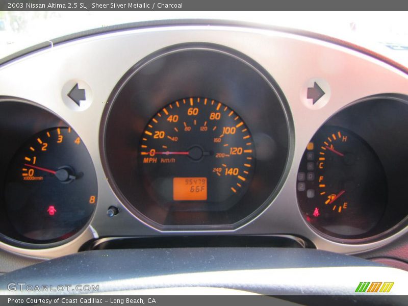 Sheer Silver Metallic / Charcoal 2003 Nissan Altima 2.5 SL